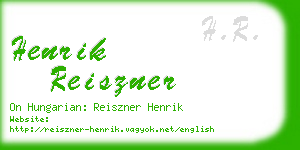 henrik reiszner business card